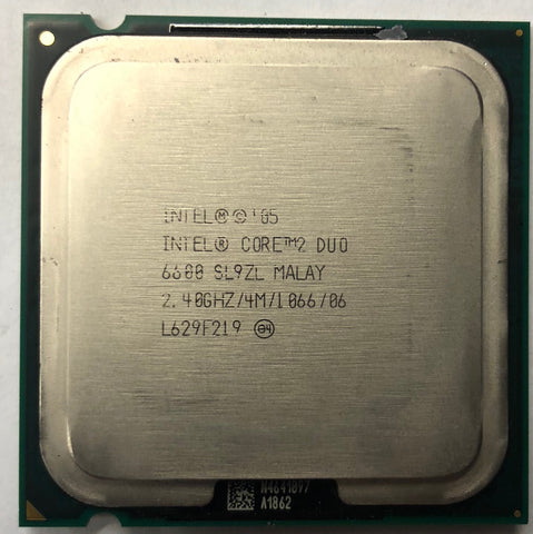 Intel Core 2 Duo E6600 Desktop CPU Processor- SL9ZL