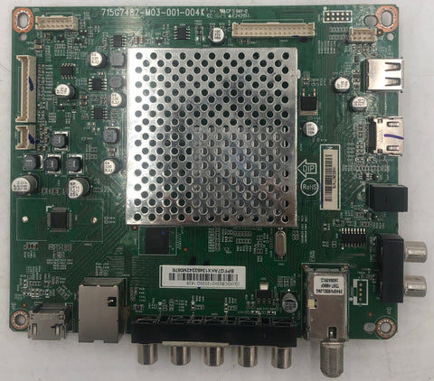 Vizio D32X-D1 LED TV 715G7487-M03-001-004K Main Board- 756TXGCB02K0120