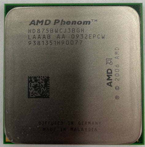 AMD Phenom X3 8750B Desktop CPU Processor- HD875BWCJ3BGH
