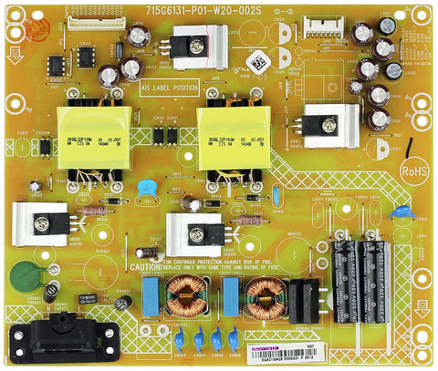 Vizio E420-B1 TV PLTVDQ401XAQ8 Power Supply Board- 715G6131-P01-W20-002S