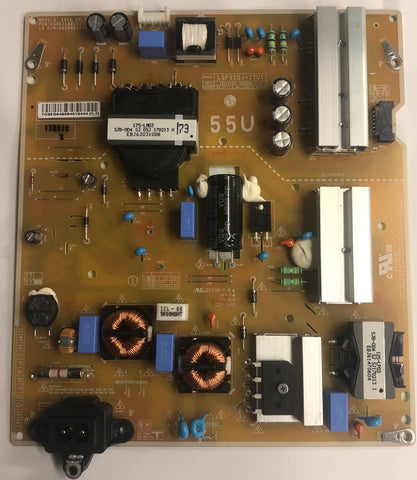 LG 55UJ6300 4K LED TV LGP55DJ-17U1 Power Supply Board- EAY64529401