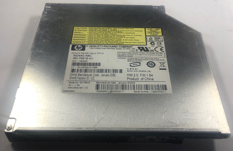 HP G60 Laptop AD-7591S DVD/CD Rewritable Drive- 502440-ABC
